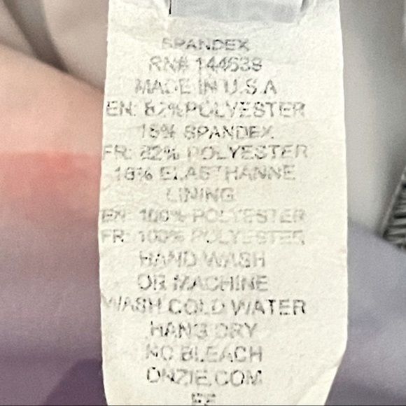 Onzie Candy Cloud Yoga Pastel Sprinter Capri Leggings Size S/M - Picture 11 of 11